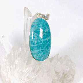 Amazonite oval pendant KPGJ3740 - Nature's Magick