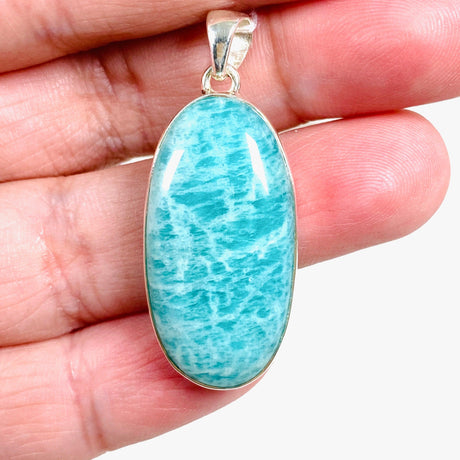 Amazonite oval pendant KPGJ3740 - Nature's Magick