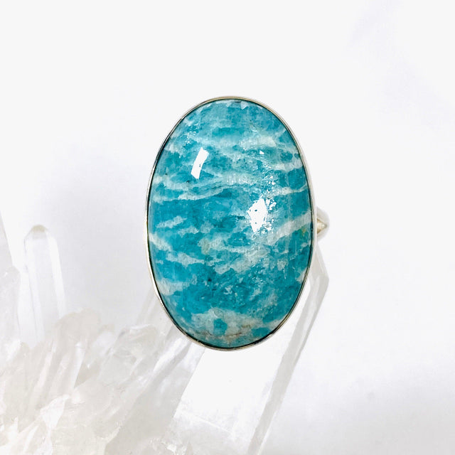 Amazonite oval ring s.10 KRGJ2889 - Nature's Magick