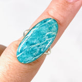 Amazonite oval ring s.8 KRGJ2886 - Nature's Magick