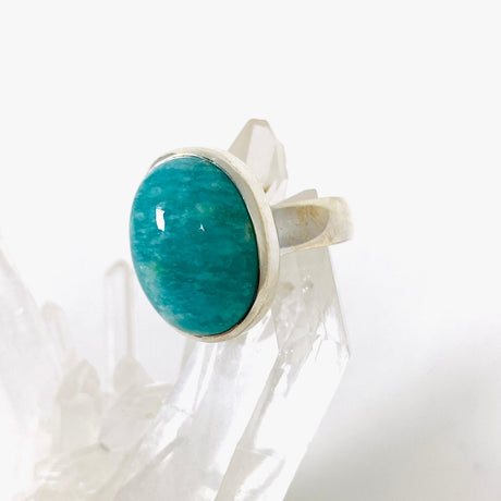 Amazonite oval ring s.8 KRGJ2887 - Nature's Magick