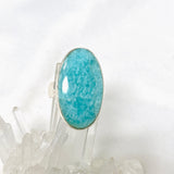 Amazonite Oval Ring Size 11 PRGJ464 - Nature's Magick