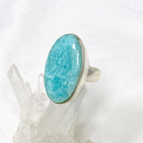 Amazonite Oval Ring Size 11 PRGJ464 - Nature's Magick