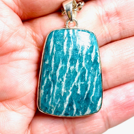 Amazonite rectangular pendant KPGJ3760 - Nature's Magick