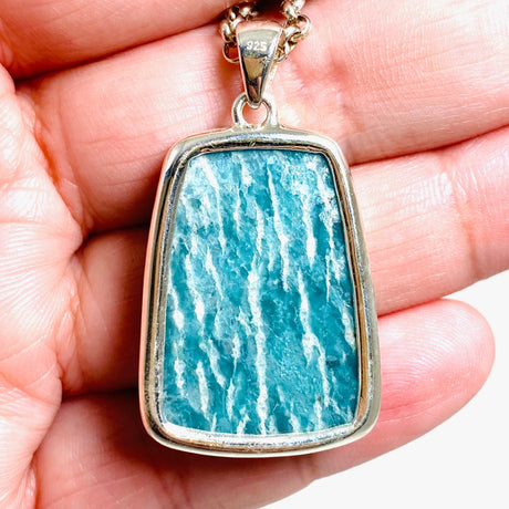 Amazonite rectangular pendant KPGJ3760 - Nature's Magick