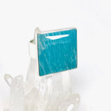 Amazonite square ring s.11 KRGJ2898 - Nature's Magick