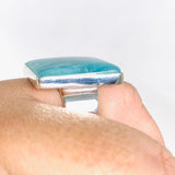 Amazonite square ring s.11 KRGJ2898 - Nature's Magick