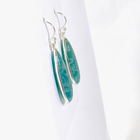 Amazonite teardrop earrings KEGJ1317 - Nature's Magick