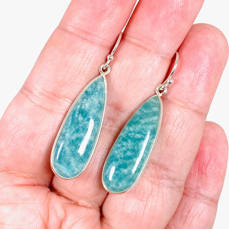 Amazonite teardrop earrings KEGJ1317 - Nature's Magick