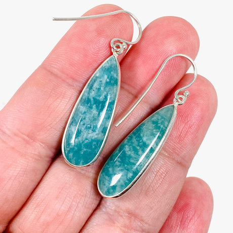 Amazonite teardrop earrings KEGJ1317 - Nature's Magick