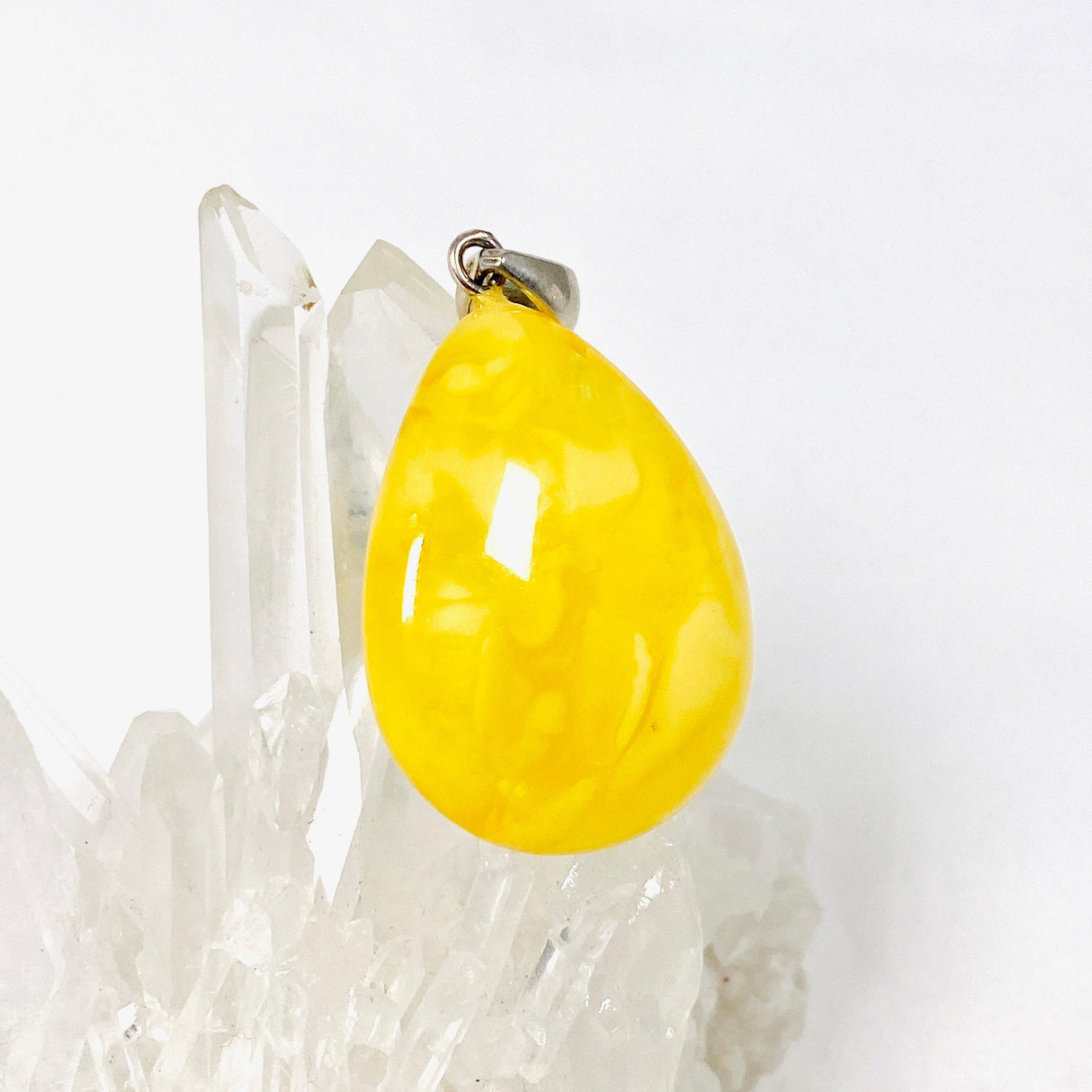 Amber drop pendant AMB148 - Nature's Magick