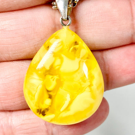 Amber drop pendant AMB148 - Nature's Magick