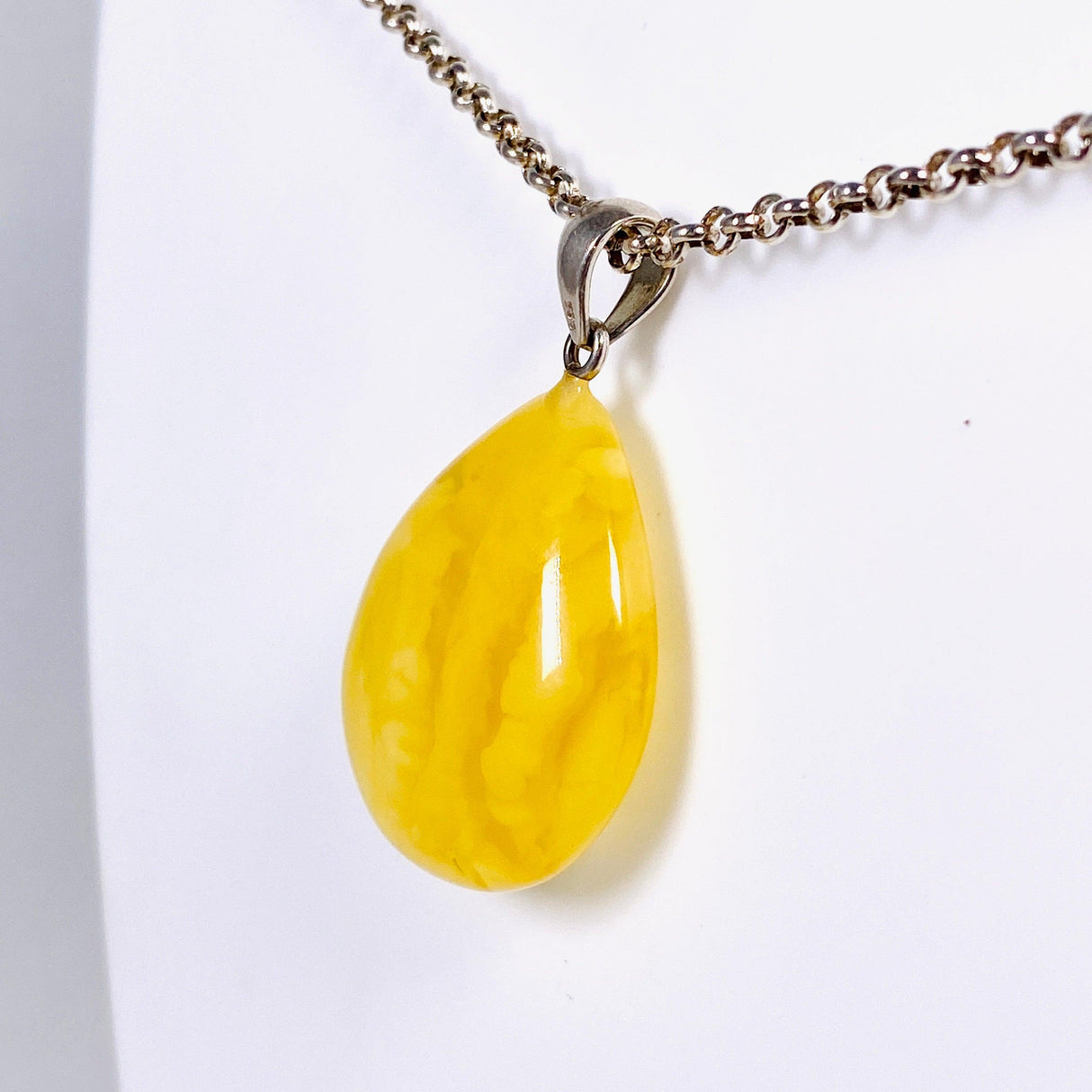 Amber drop pendant AMB148 - Nature's Magick