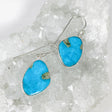 American Turquoise Freeform Earrings KEGJ1430 - Nature's Magick