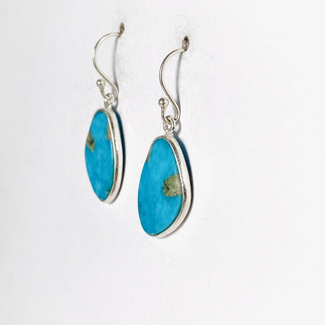 American Turquoise Freeform Earrings KEGJ1430 - Nature's Magick