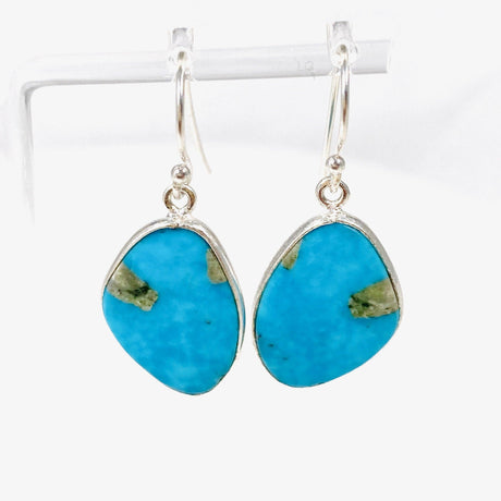 American Turquoise Freeform Earrings KEGJ1430 - Nature's Magick