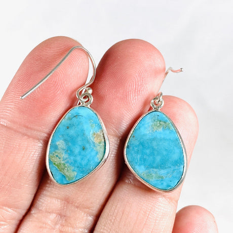 American Turquoise Freeform Earrings KEGJ1430 - Nature's Magick