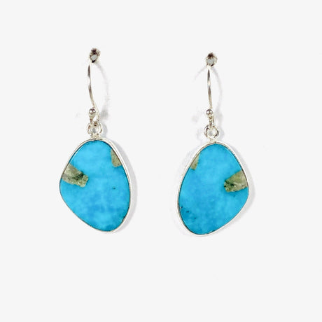 American Turquoise Freeform Earrings KEGJ1430 - Nature's Magick