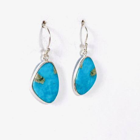 American Turquoise Freeform Earrings KEGJ1430 - Nature's Magick