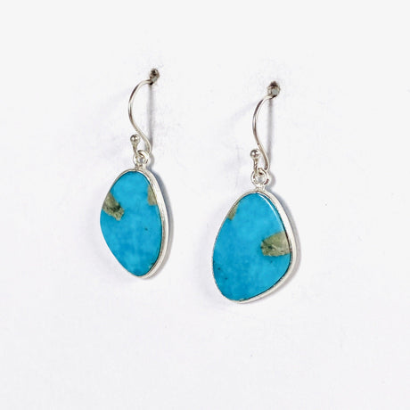 American Turquoise Freeform Earrings KEGJ1430 - Nature's Magick