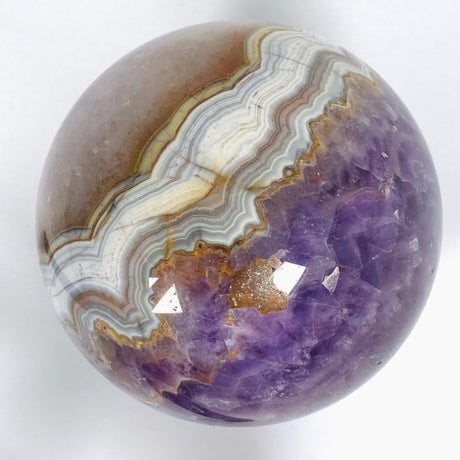 Amethyst Agate sphere AMAS-01 - Nature's Magick