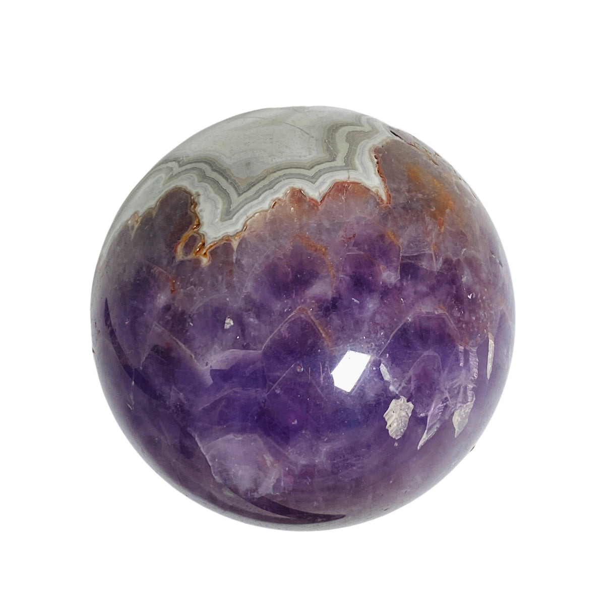 Amethyst Agate sphere AMAS-02 - Nature's Magick