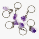 Amethyst Crystal Keychain - Nature's Magick