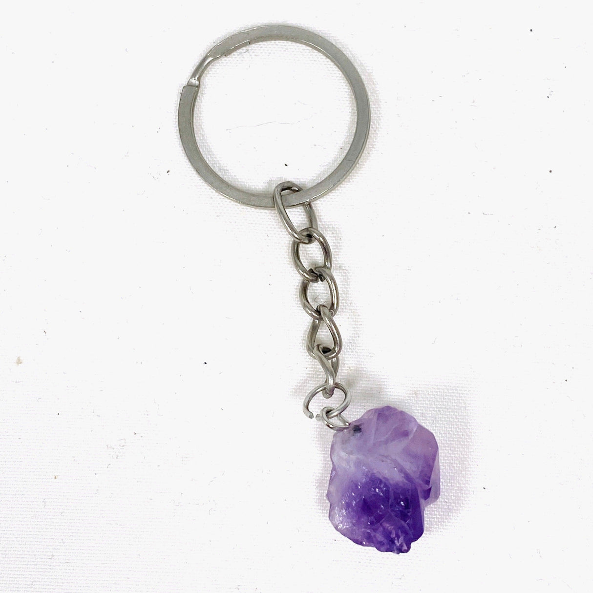 Amethyst Crystal Keychain - Nature's Magick