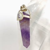 Amethyst Double Point Pendant with Moonstone Accent Stone PPGJ1230