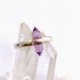 Amethyst Double Point Ring RRR-07