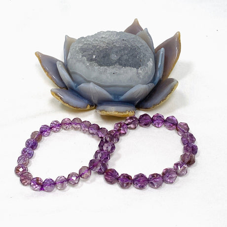 Amethyst Faceted Bead Bracelet - Nature's Magick