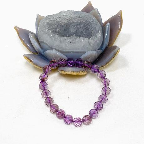 Amethyst Faceted Bead Bracelet - Nature's Magick