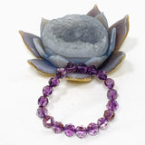 Amethyst Faceted Bead Bracelet - Nature's Magick