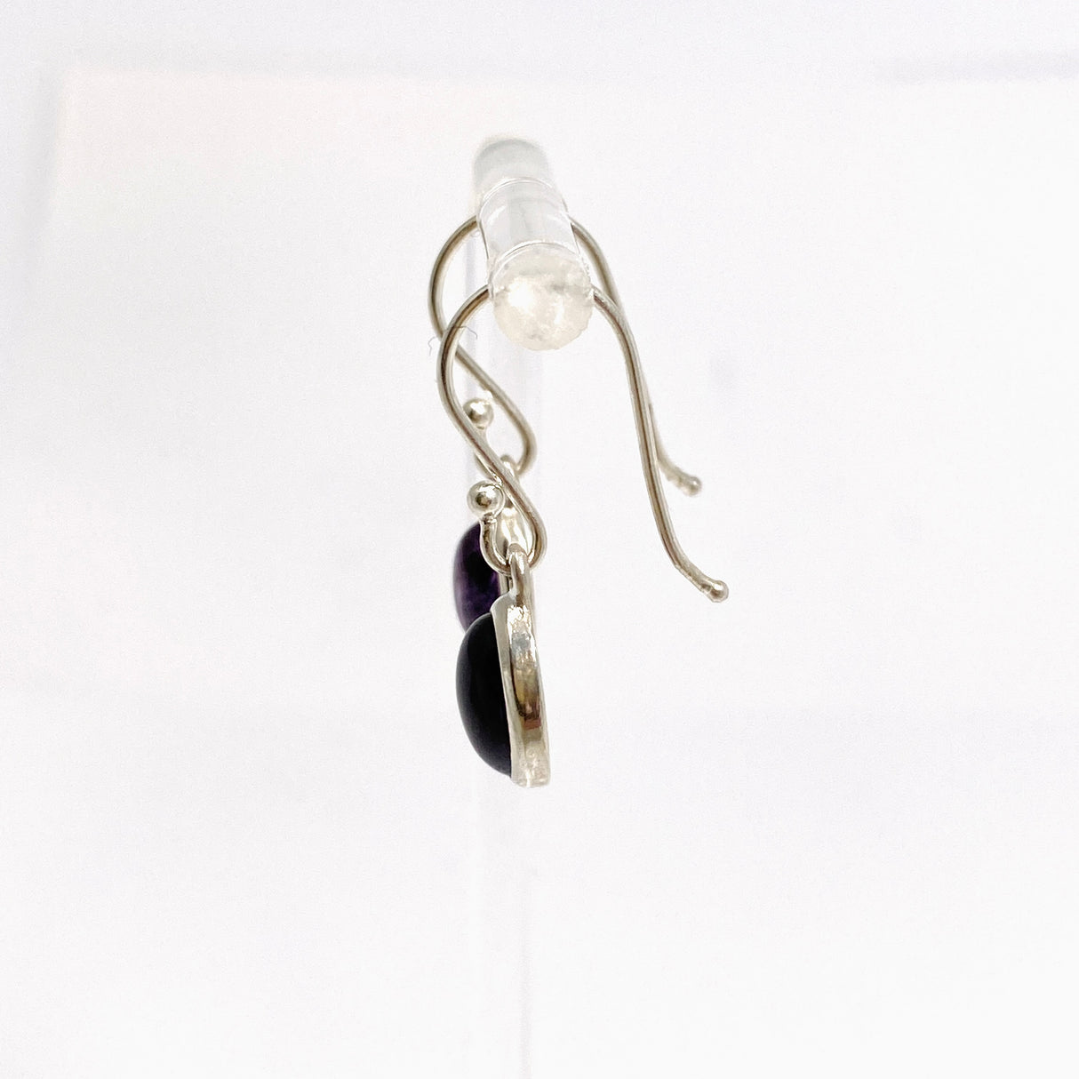 Amethyst Oval Cabochon Earrings PEGJ401