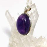 Amethyst Oval Cabochon Pendant THP-27