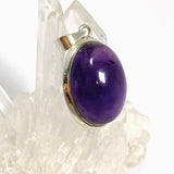 Amethyst Oval Cabochon Pendant THP-27