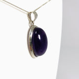 Amethyst Oval Cabochon Pendant THP-27