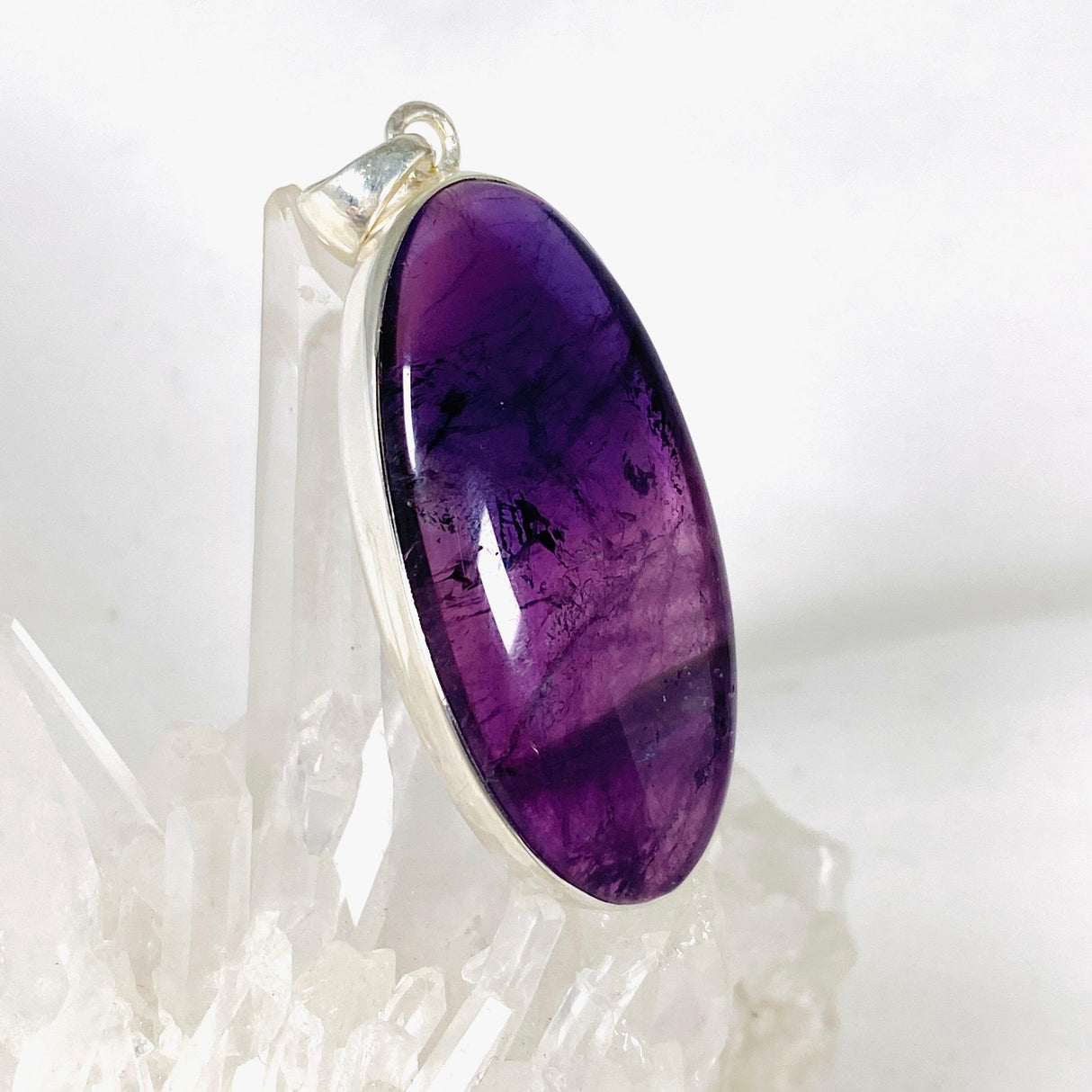 Amethyst oval pendant KPGJ3960 - Nature's Magick