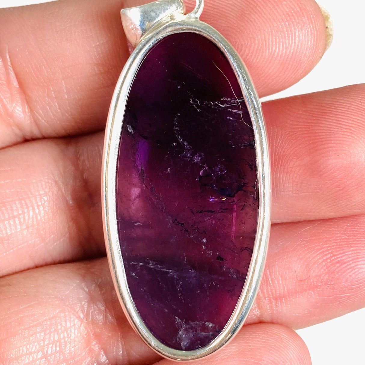 Amethyst oval pendant KPGJ3960 - Nature's Magick