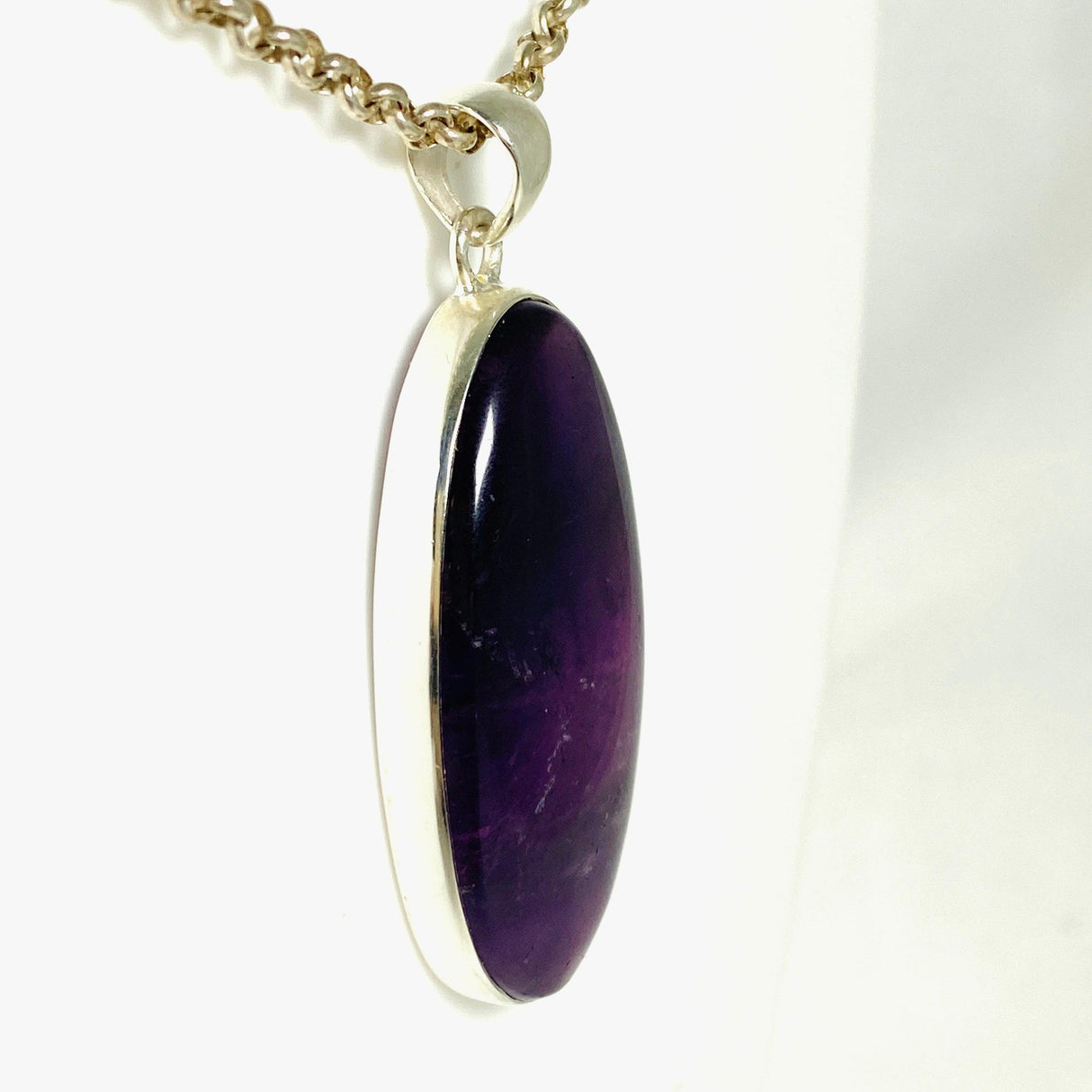 Amethyst oval pendant KPGJ3960 - Nature's Magick