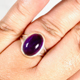 Amethyst oval ring s.10 KRGJ2951 - Nature's Magick