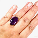 Amethyst oval ring s.11 KRGJ2968 - Nature's Magick