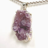 Amethyst Raw Crystal Freeform Pendant PPGJ1296