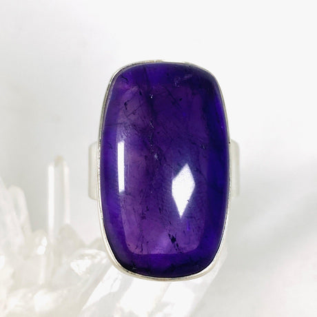 Amethyst rectangular ring s.11 KRGJ2949 - Nature's Magick