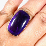 Amethyst rectangular ring s.11 KRGJ2949 - Nature's Magick