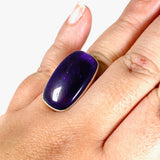 Amethyst rectangular ring s.11 KRGJ2949 - Nature's Magick