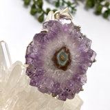 Amethyst Stalactite Pendant 52mm GPJ08