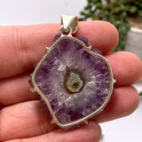 Amethyst Stalactite Pendant 52mm GPJ08