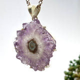 Amethyst Stalactite Pendant 52mm GPJ08