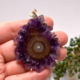 Amethyst Stalactite Pendant 65mm GPJ09